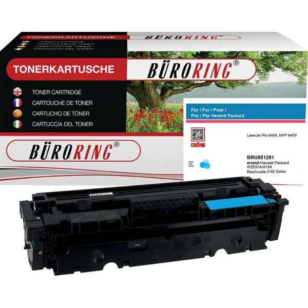 4016058224653 - Toner Original BRG851291 (kompatibel zu HP Color LaserJet) cyan ca 2100 Seiten 4016058224653 Büroring