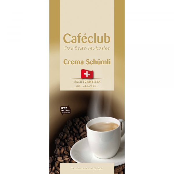 8712500011500 - Kaffee Crema Schümli 798 1kg ganze Bohnen im Beutel 8712500011500 1000 Gramm