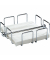 Serviettenspender WIRE 11763, silber, 19x6,5x19cm