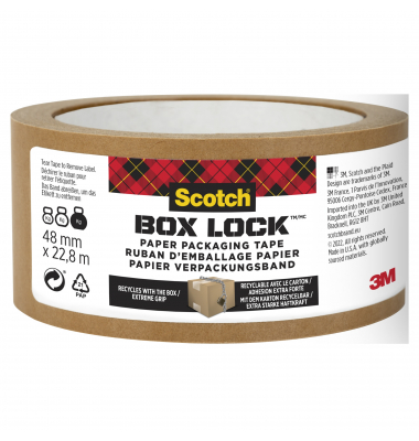 Scotch Papier-Packband Box LockT 7850-23-EF-8GC 48mmx22,8m