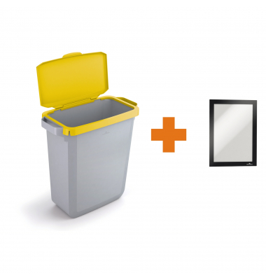 DURABLE Abfalleimer DURABIN 60 VEH2023005 Klappdeckel ge +Rahmen DURABLE Abfalleimer DURABIN 60 VEH2023005 Klappdeckel ge +Rahmen