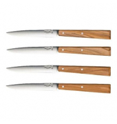 4 OPINEL Kochmesser Bon Appetit silber, braun glatt