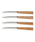 4 OPINEL Kochmesser Bon Appetit silber, braun glatt