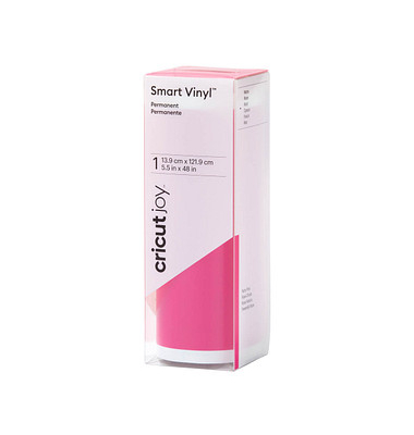 cricut™ Joy Smart Vinyl matt Vinylfolie permanent pink 13,9 x 121,9 cm,  1 Rolle