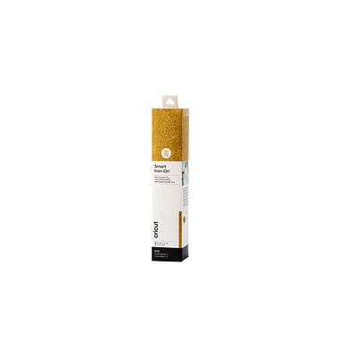 cricut™ Smart Iron-On Glitzer Aufbügelfolie gold 33,0 cm x 2,7 m,  1 Rolle