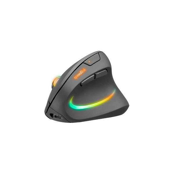 4027301907223 - SpeedLink PIAVO PRO Illuminated Maus Funk Optisch Schwarz 5 Tasten 1200 dpi 2400 dpi 3200 dpi Ergonomisch Beleuchtet