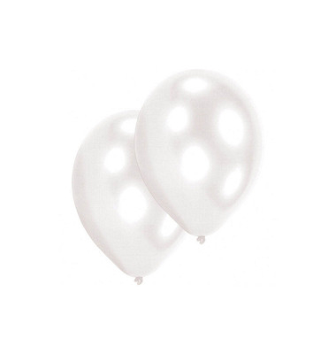 50 amscan Luftballons Pearl weiß 50 amscan Luftballons Pearl weiß
