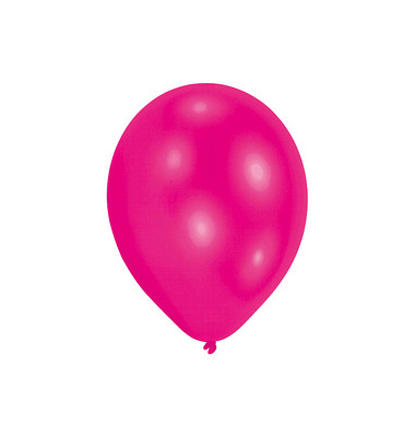 25 amscan Luftballons Standard pink