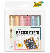folia Pastell Kreidestifte farbsortiert