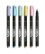 6 Tombow Fudenosuke Pastel Brush-Pens farbsortiert