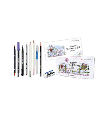 Tombow Urban Sketching Malset farbsortiert