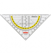 Geometriedreieck 16 cm mit Griff 16,0 cm