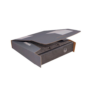 Ordnerversandkartons CP058.88.020 grau, innen 32,2x28,8x8,0cm, Wellpappe