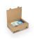 Faltschachtel CP 098 Mailbox M CP098.03.015 braun, innen 32,5x24x10,5cm, Wellpappe 1-wellig