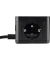 as-Schwabe QI-Wireless Ladestation 2-fach Steckdosenturm 1,5 m schwarz mit USB-Buchse