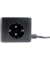 as-Schwabe QI-Wireless Ladestation 2-fach Steckdosenturm 1,5 m schwarz mit USB-Buchse