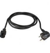 Netzkabel Warmgeräte schwarz
