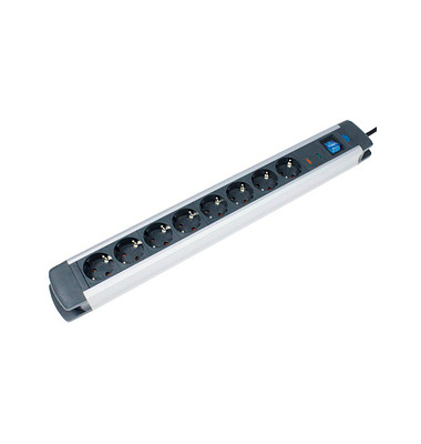 as-Schwabe ALUX 8-fach Steckdosenleiste 1,5 m schwarz as-Schwabe ALUX 8-fach Steckdosenleiste 1,5 m schwarz