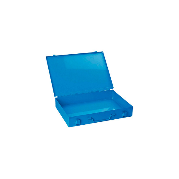 4050049885003 - Sortimentskoffer ADB leer 18-fache Einteilung abschließbar mit Griff B 330 x T 230 x H 50 mm Stahl & ABS-Kunststoff lichtblau RAL 5012 4050049885003 - Sortimentskoffer ADB leer 18-fache Einteilung abschließbar mit Griff B 330 x T 230 x H 50 mm Stahl & ABS-Kunststoff lichtblau RAL 5012
