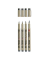 4 Sakura Pigma Micron Fineliner-Set farbsortiert 0,25 + 0,45 + 0,60 mm