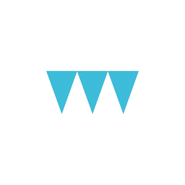 0013051493363 - neutral Girlanden Amscan Wimpelkette azurblau Blau 0013051493363 - neutral Girlanden Amscan Wimpelkette azurblau Blau