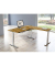 Sitz-Steh-Schreibtisch Move 4, elektrisch höhenverstellbar, 64-129cm (H), 180x180cm (BxT), rechteckig, eiche / silber