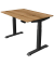 Sitz-Steh-Schreibtisch Move 4, elektrisch höhenverstellbar, 64-129cm (H), 120x80cm (BxT), rechteckig, eiche / anthrazit