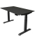 Sitz-Steh-Schreibtisch Move 4, elektrisch höhenverstellbar, 64-129cm (H), 140x80cm (BxT), rechteckig, anthrazit / anthrazit