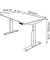 Sitz-Steh-Schreibtisch Move 4, elektrisch höhenverstellbar, 64-129cm (H), 140x80cm (BxT), rechteckig, anthrazit / anthrazit