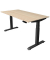 Sitz-Steh-Schreibtisch Move 4, elektrisch höhenverstellbar, 64-129cm (H), 160x80cm (BxT), rechteckig, ahorn / anthrazit