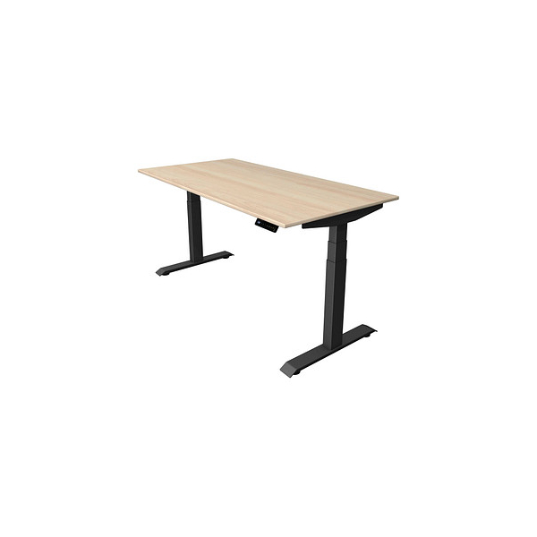 4044917445673 - Sitz-Steh-Schreibtisch Move 4 10080650 elektrisch höhenverstellbar 64-129cm (H) 160cmx80cm (BxT) rechteckig ahorn   anthrazi