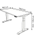 Sitz-Steh-Schreibtisch Move 4, elektrisch höhenverstellbar, 64-129cm (H), 160x80cm (BxT), rechteckig, anthrazit / anthrazit