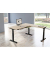Sitz-Steh-Schreibtisch Move 4, elektrisch höhenverstellbar, 64-129cm (H), 180x180cm (BxT), rechteckig, ahorn / anthrazit