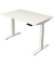 Sitz-Steh-Schreibtisch Move 4, elektrisch höhenverstellbar, 64-129cm (H), 120x80cm (BxT), rechteckig, weiß / weiß