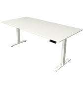 Sitz-Steh-Schreibtisch Move 4, elektrisch höhenverstellbar, 64-129cm (H), 200x100cm (BxT), rechteckig, weiß / weiß Sitz-Steh-Schreibtisch Move 4, elektrisch höhenverstellbar, 64-129cm (H), 200x100cm (BxT), rechteckig, weiß / weiß
