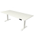 Sitz-Steh-Schreibtisch Move 4, elektrisch höhenverstellbar, 64-129cm (H), 225x100cm (BxT), rechteckig, weiß / weiß