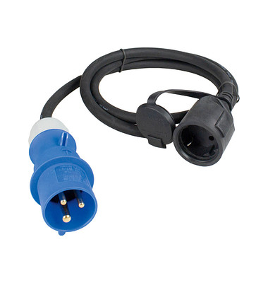 as-Schwabe Camping Französischer Standard Adapterleitung 1,5 m schwarz as-Schwabe Camping Französischer Standard Adapterleitung 1,5 m schwarz