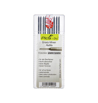 Pica Pica-Dry Fallminen graphit 2B 2,8 mm,