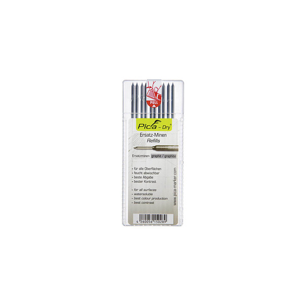 4260056150289 - Pica-Dry 4030 Fallminen-Bleistiftminen graphit 2B 28 mm 10 St 4260056150289 - Pica-Dry 4030 Fallminen-Bleistiftminen graphit 2B 28 mm 10 St