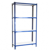 Simonrack Schwerlastregal SIMONCLICK MEGAPLUS 4 8425437076732 blau, weiß 120,0 x 40,0 x 150,0 cm