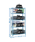 Simonrack Schwerlastregal SIMONCLICK MEGAPLUS 5 8425437076831 blau, weiß 120,0 x 30,0 x 200,0 cm
