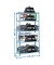 Simonrack Schwerlastregal SIMONCLICK MEGAPLUS 5 8425437076893 blau, weiß 120,0 x 40,0 x 200,0 cm
