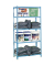 Simonrack Schwerlastregal SIMONCLICK MEGAPLUS 5 8425437076893 blau, weiß 120,0 x 40,0 x 200,0 cm