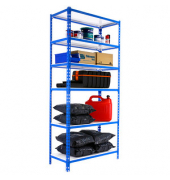 Simonrack Schwerlastregal SIMONCLICK MEGAPLUS 6 8425437077111 blau, weiß 120,0 x 50,0 x 250,0 cm
