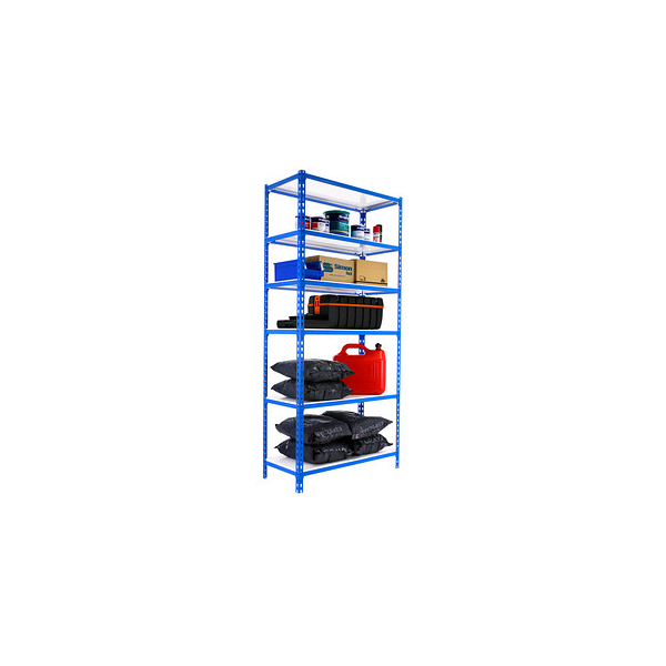 8425437077111 - Schwerlastregal SIMONCLICK MEGAPLUS 6 8425437077111 blau weiß 1200 x 500 x 2500 cm 8425437077111 Simonrack 8425437077111 - Schwerlastregal SIMONCLICK MEGAPLUS 6 8425437077111 blau weiß 1200 x 500 x 2500 cm 8425437077111 Simonrack