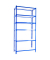 Simonrack Schwerlastregal SIMONCLICK MEGAPLUS 6 8425437077111 blau, weiß 120,0 x 50,0 x 250,0 cm