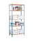 Simonrack Schwerlastregal MADERCLICK MEGAPLUS 5 8425437077524 orange, blau 120,0 x 40,0 x 200,0 cm
