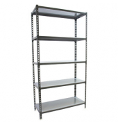 Simonrack Schwerlastregal SIMONCLICK SUPERPLUS 5 8425437098086 anthrazit, silber 110,0 x 40,0 x 200,0 cm