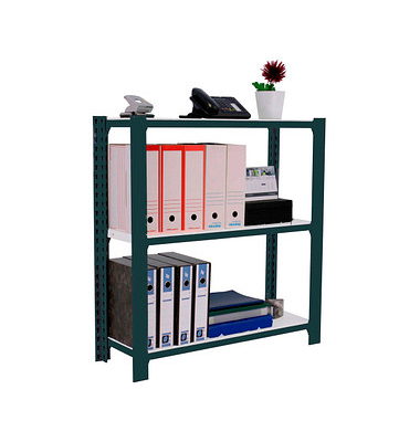 Simonrack Schwerlastregal OFFICCLICK 3 8425437103384 anthrazit, weiß 90,0 x 40,0 x 100,0 cm