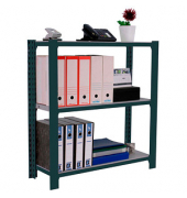 Simonrack Schwerlastregal OFFICCLICK 3 8425437103407 anthrazit, silber 90,0 x 40,0 x 100,0 cm